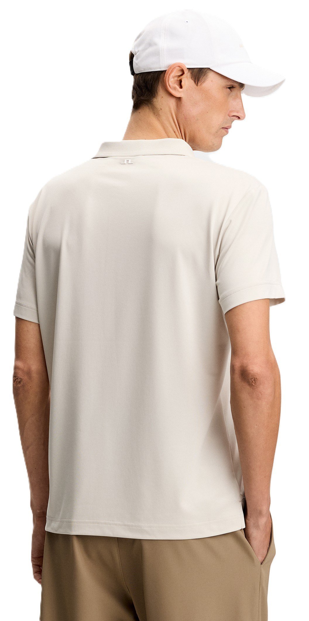 J.Lindeberg Lionel men's polo, moonbeam