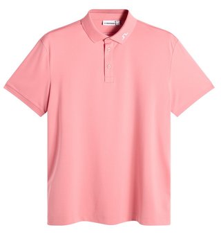 J.Lindeberg KV men's polo, flamingo plume