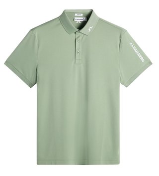 J.Lindeberg Tour Tech Slim Fit men's polo, hedge green