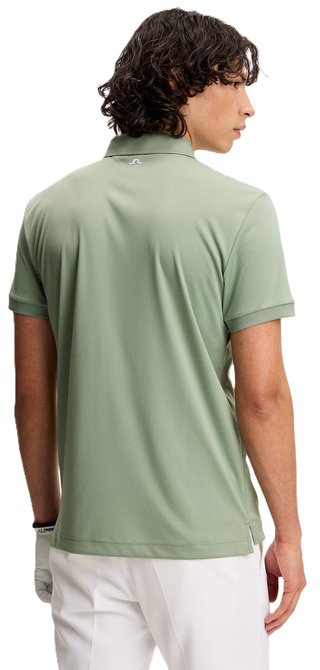 J.Lindeberg Tour Tech Slim Fit men's polo, hedge green