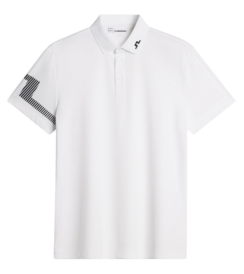 J.Lindeberg Heath men's polo, white