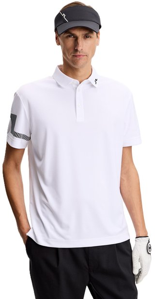 J.Lindeberg Heath men's polo, white