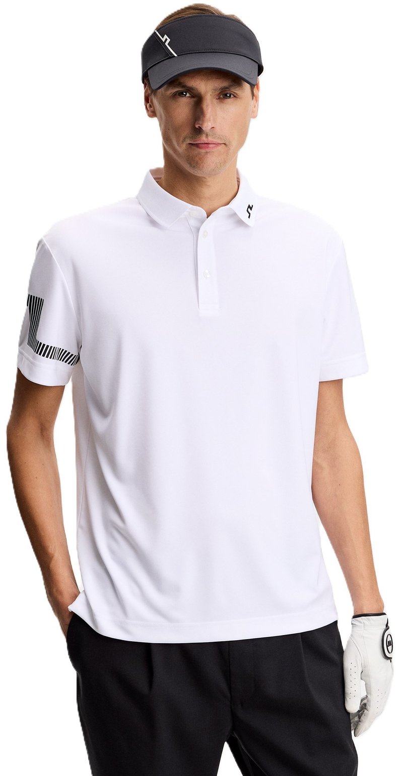 J.Lindeberg Heath men's polo, white