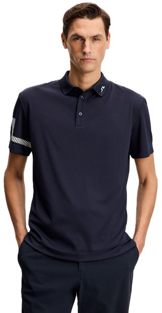 J.Lindeberg Heath men's polo, JL Navy