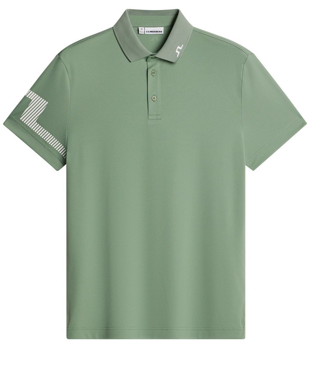 J.Lindeberg Heath men's polo, hedge green