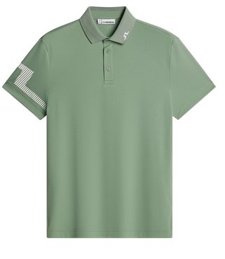 J.Lindeberg Heath men's polo, hedge green