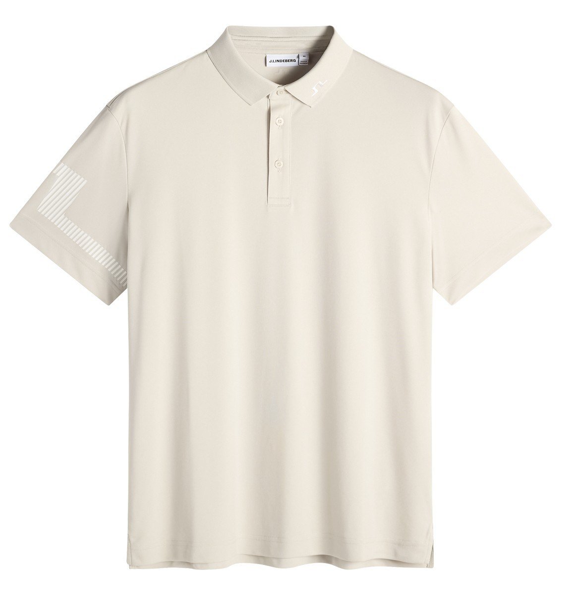 J.Lindeberg Heath men's polo, moonbeam