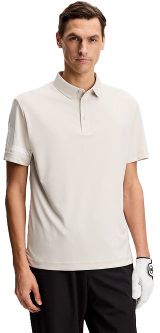 J.Lindeberg Heath men's polo, moonbeam