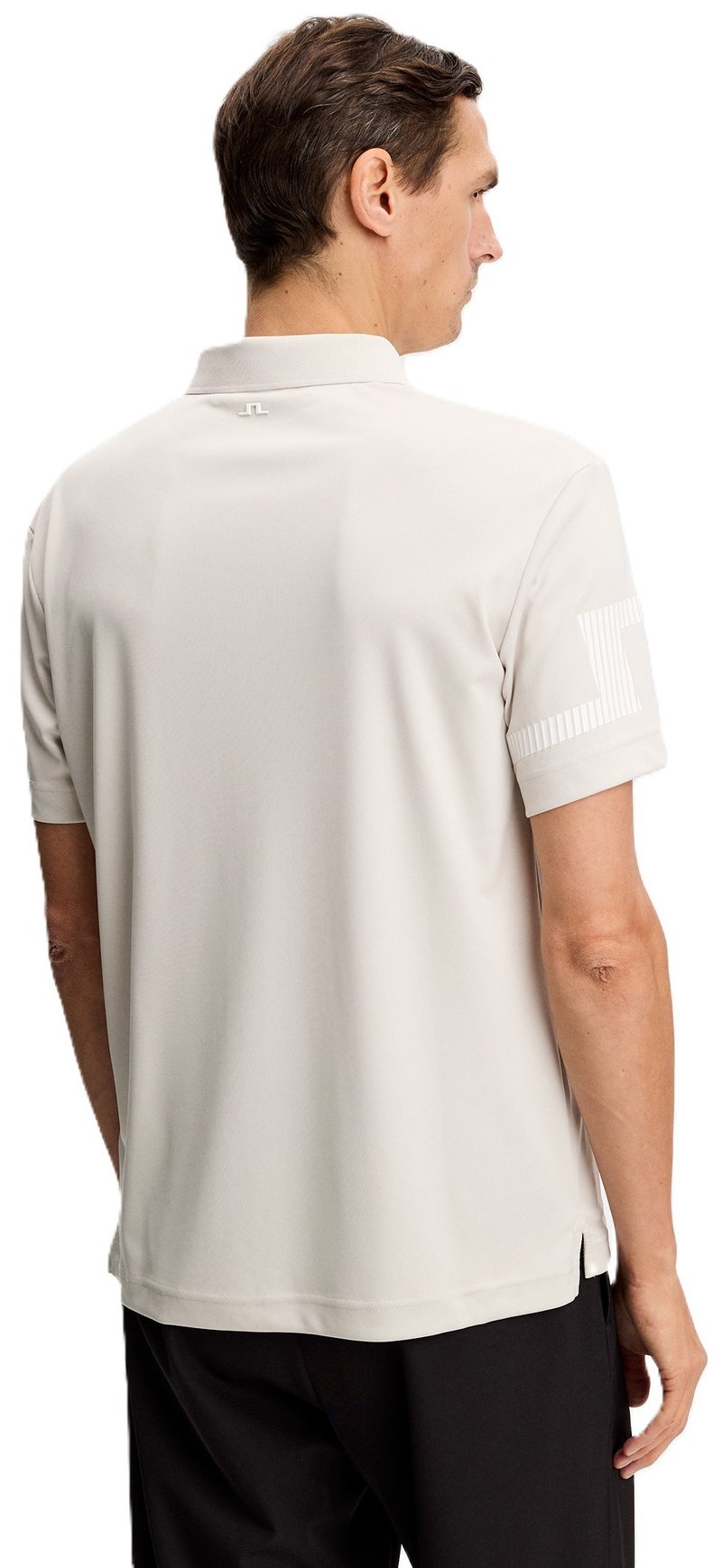 J.Lindeberg Heath men's polo, moonbeam