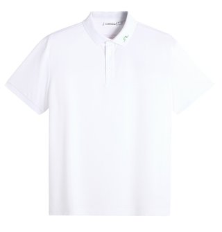 J.Lindeberg KV Print men's polo, paradise hedge green