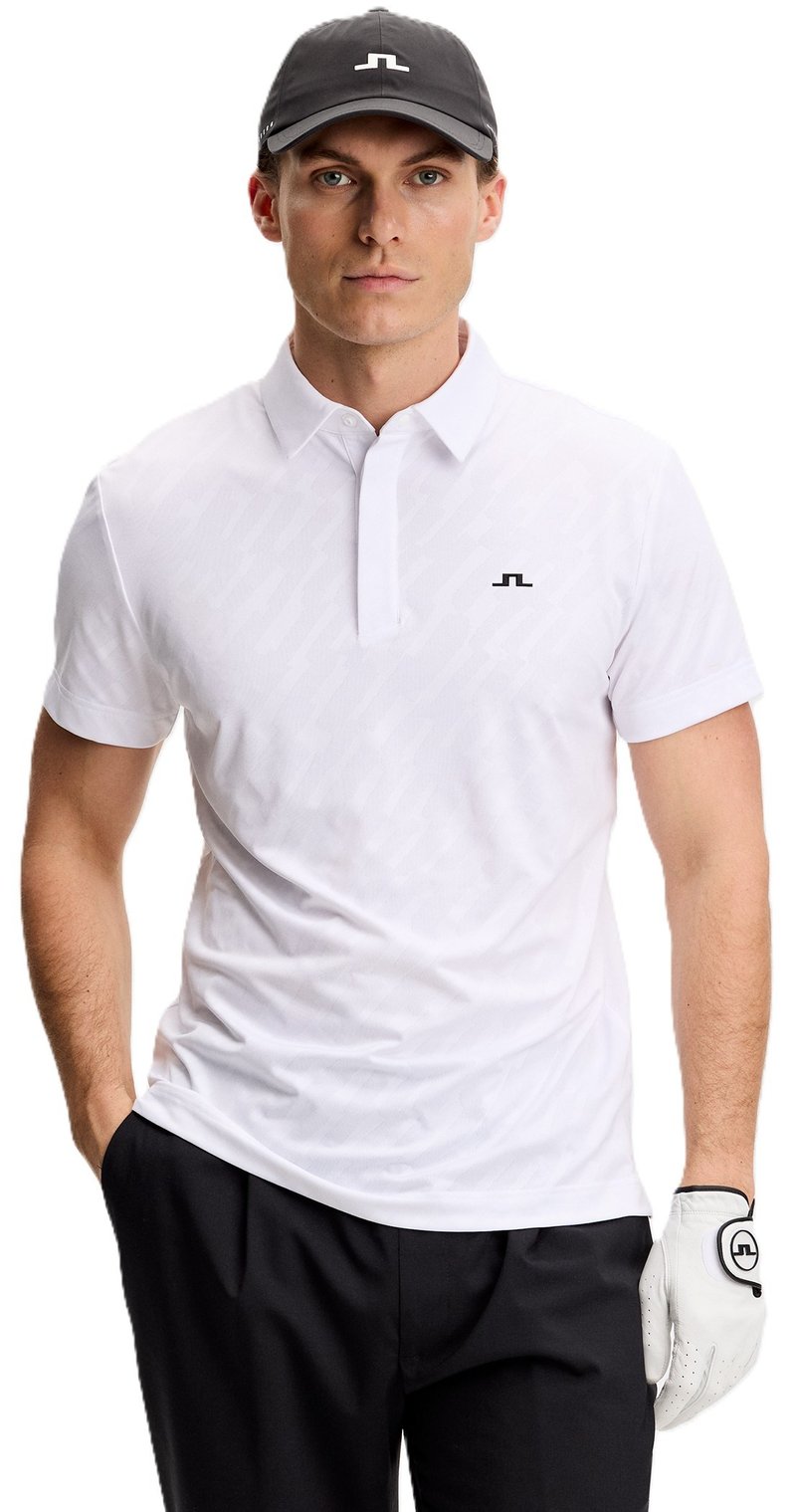 J.Lindeberg Wilhelm men's polo, white