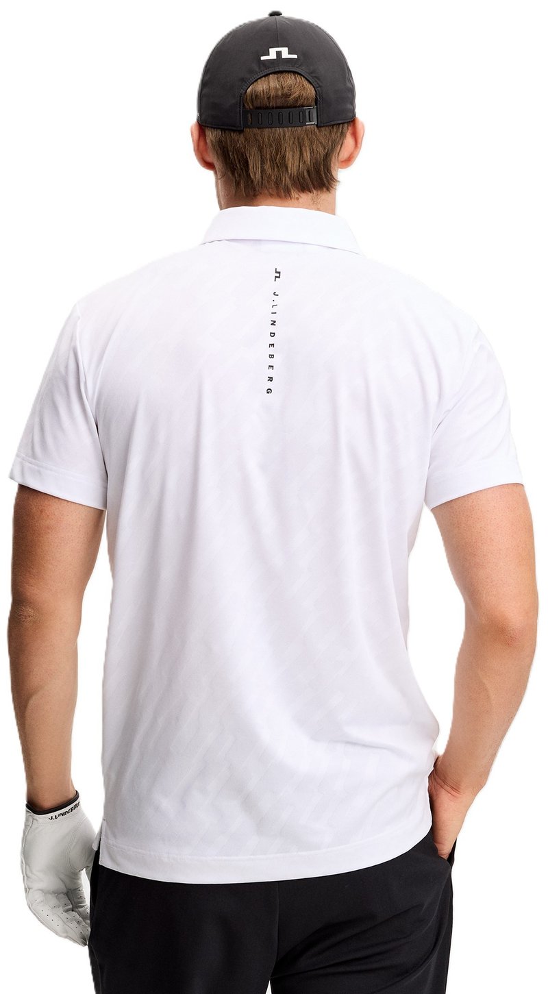 J.Lindeberg Wilhelm men's polo, white