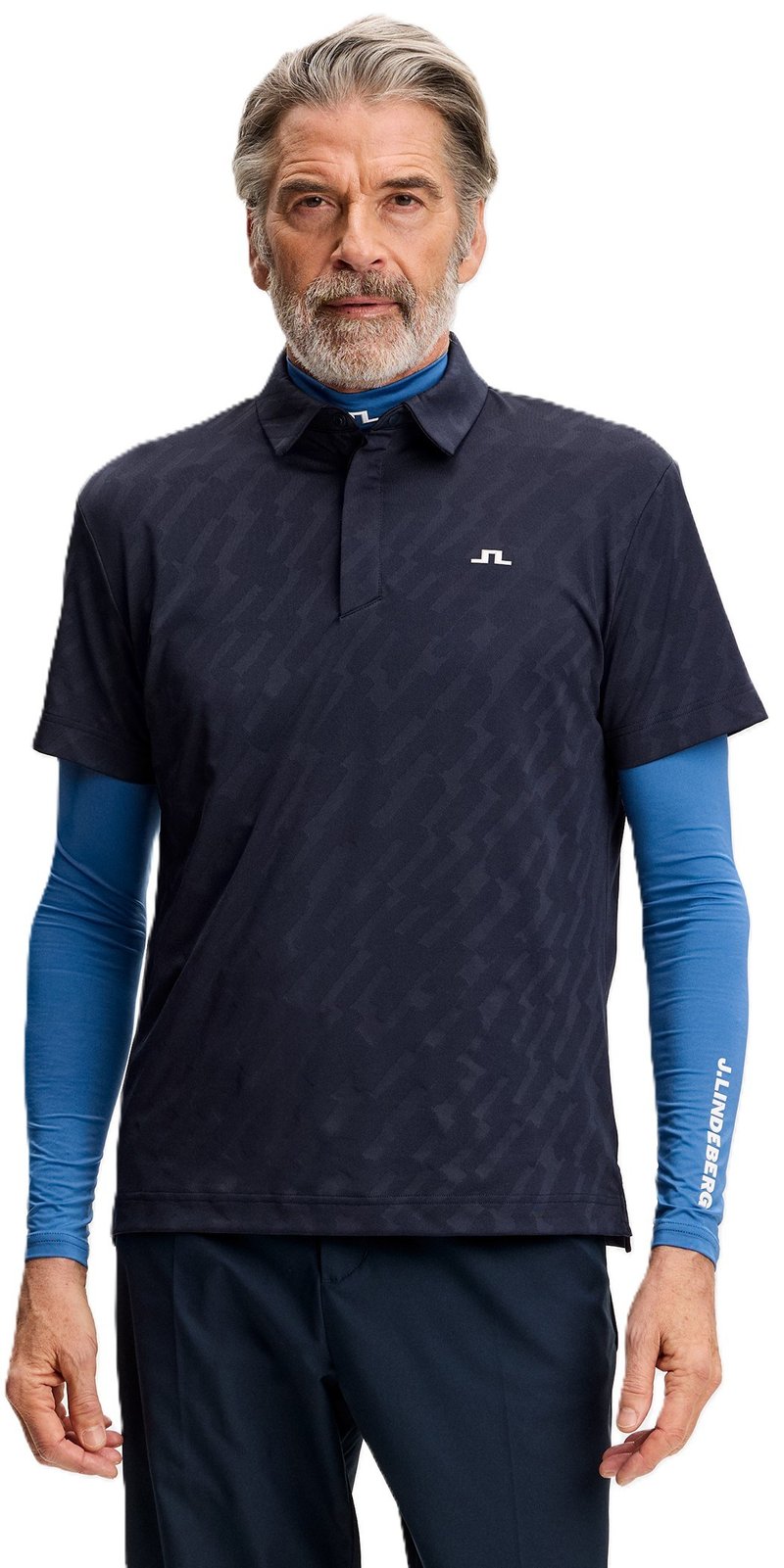 J.Lindeberg Wilhelm men's polo, JL Navy