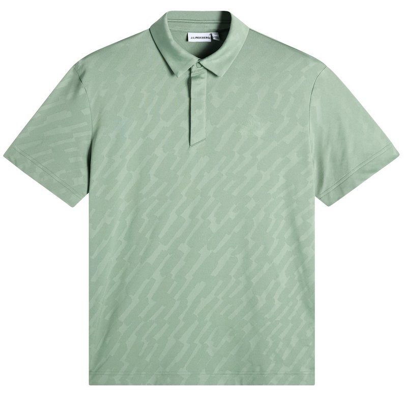 J.Lindeberg Wilhelm men's polo, hedge green