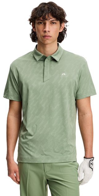 J.Lindeberg Wilhelm men's polo, hedge green
