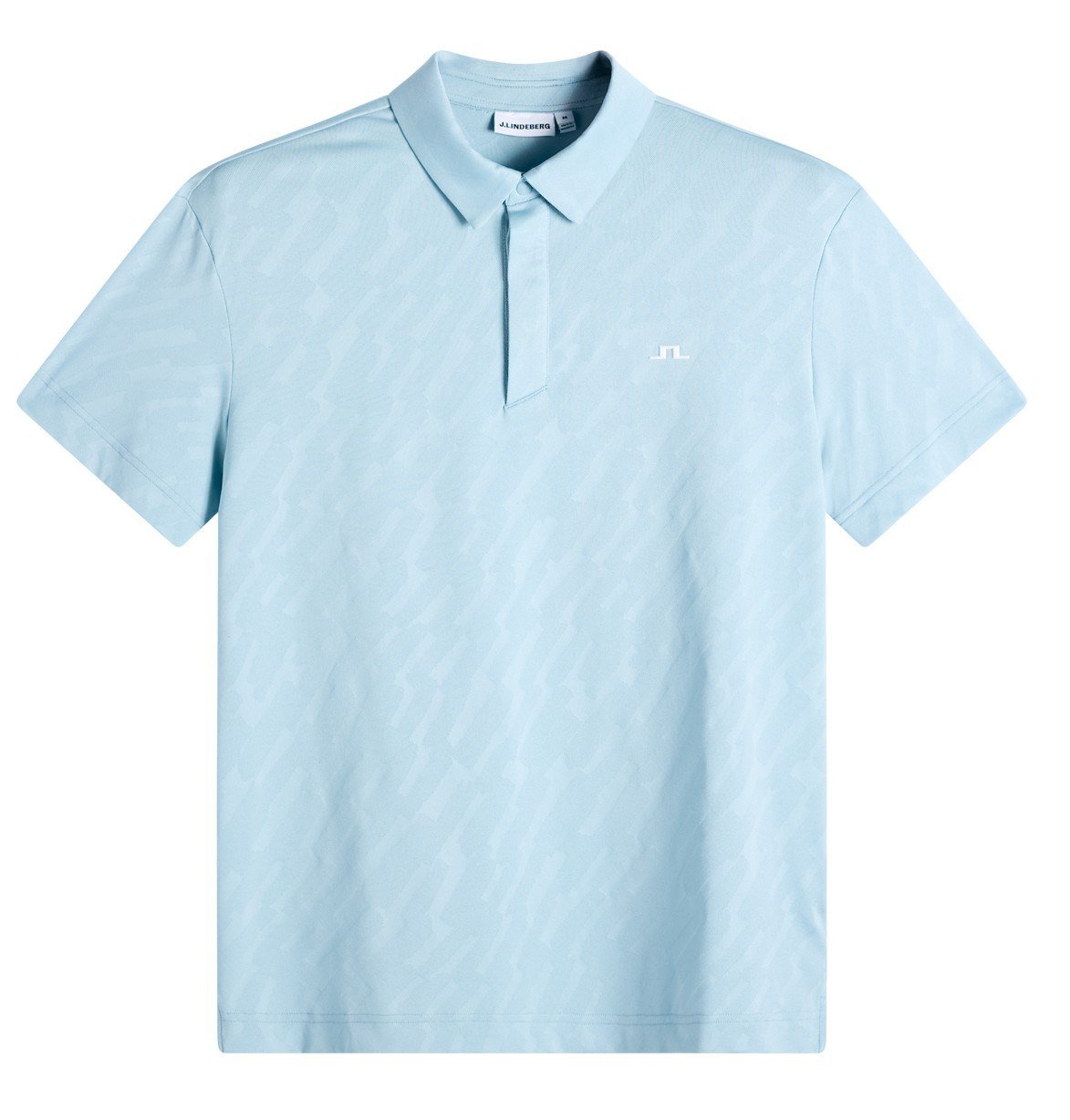 J.Lindeberg Wilhelm men's polo, forget me not