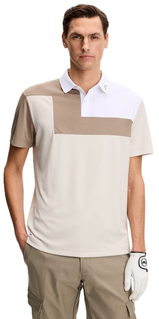 J.Lindeberg Rody men's polo, moonbeam