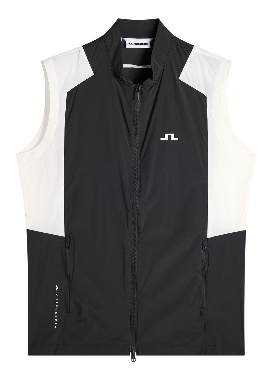 J.Lindeberg Jacs Zip men's vest, black