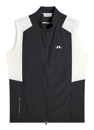 J.Lindeberg Jacs Zip men's vest, black