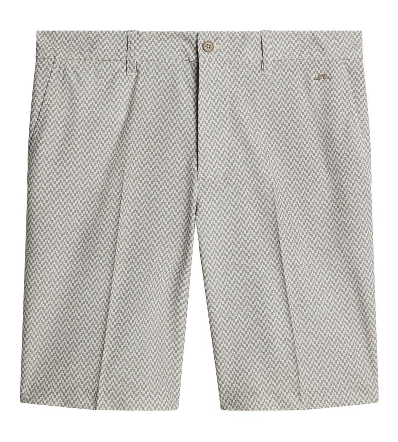 J.Lindeberg Eloy Print men's shorts, bridge stack brindle