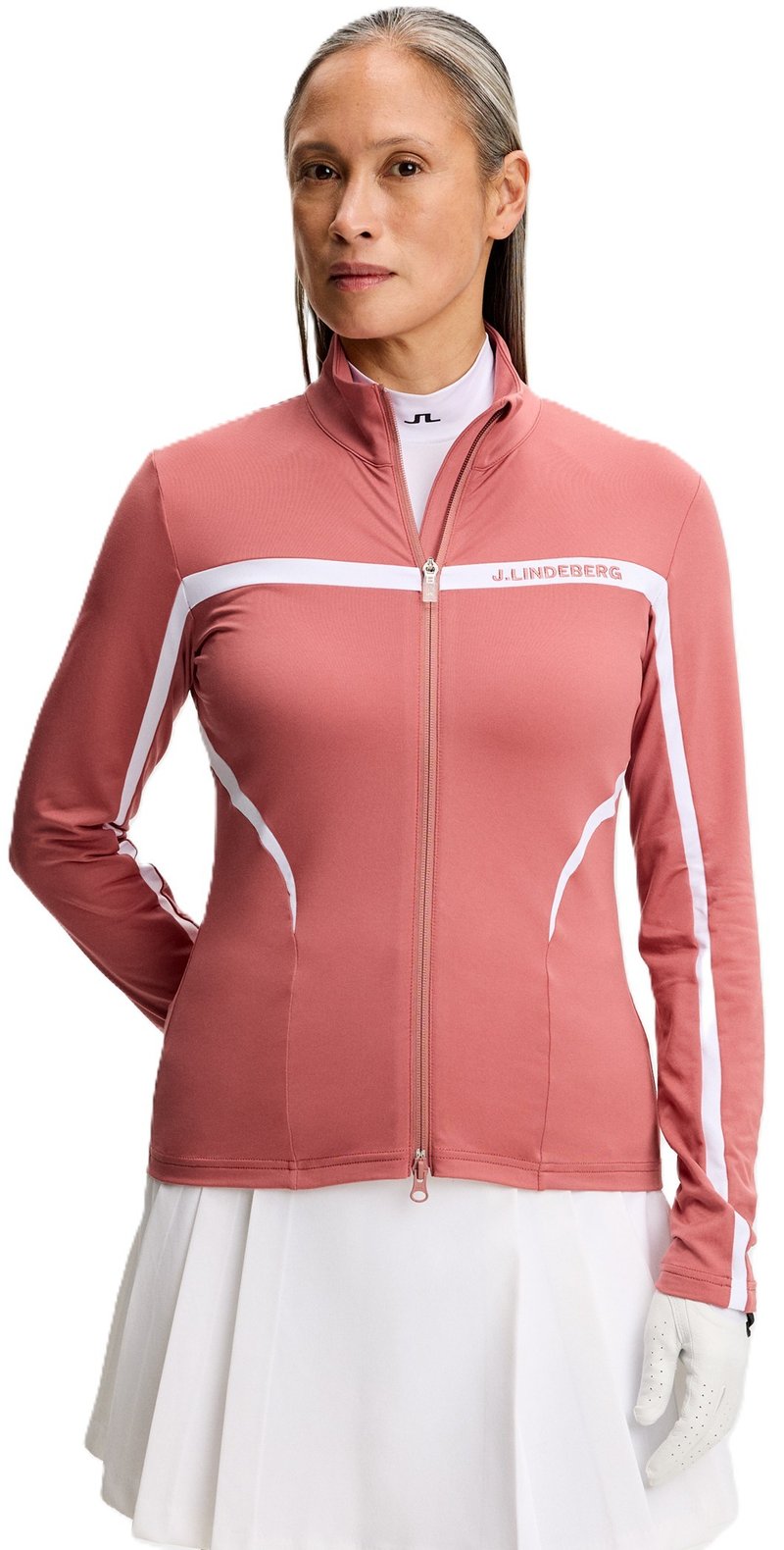 J.Lindeberg Janice Mid Layer women's sweatshirt, withered rose