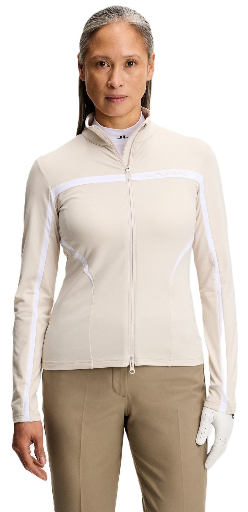 J.Lindeberg Janice Mid Layer women's sweatshirt, moonbeam