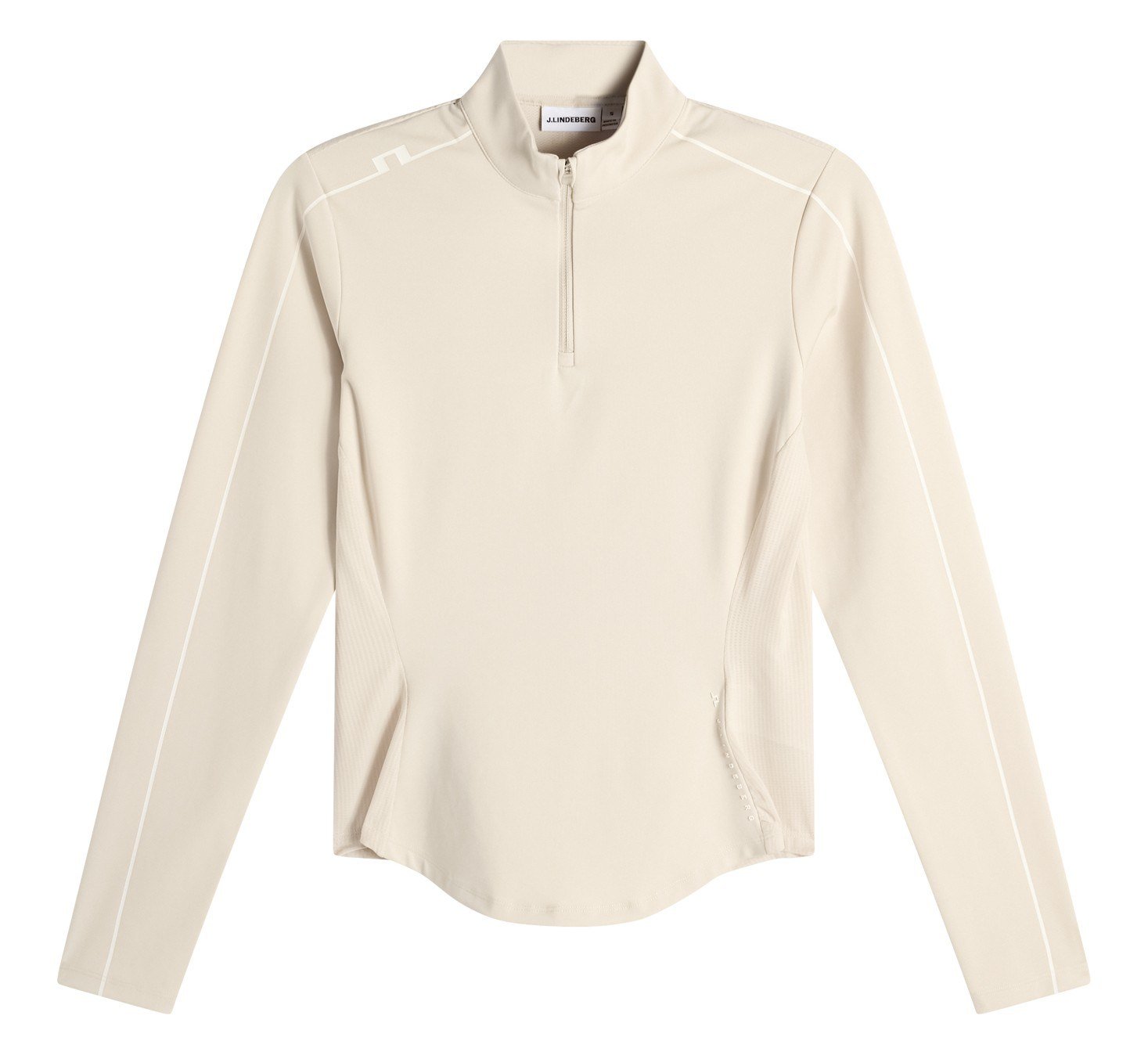 J.Lindeberg Adiola Quarter Zip Mid Layer women's sweatshirt, moonbeam