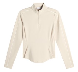 J.Lindeberg Adiola Quarter Zip Mid Layer women's sweatshirt, moonbeam