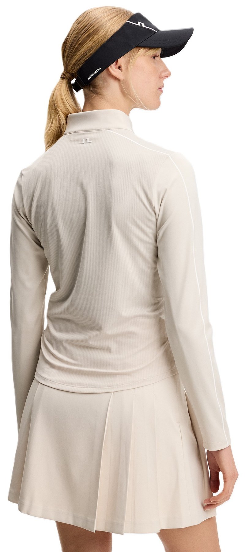 J.Lindeberg Adiola Quarter Zip Mid Layer women's sweatshirt, moonbeam