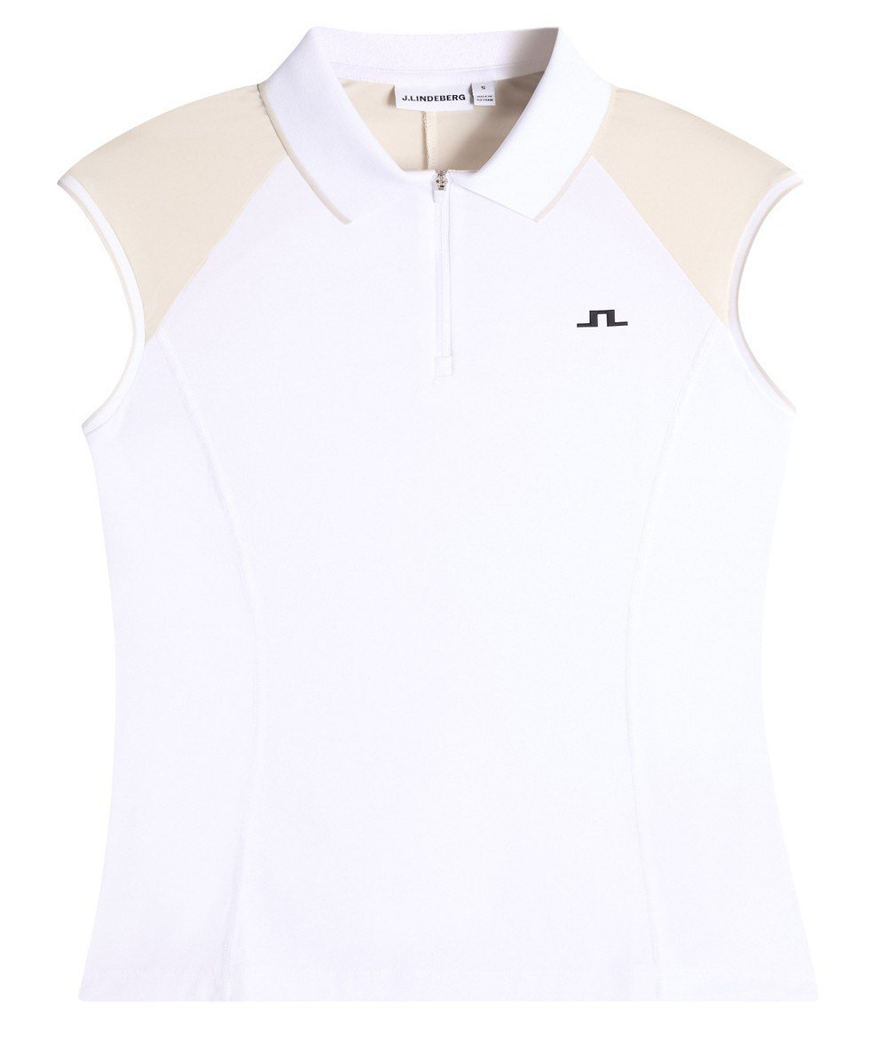 J.Lindeberg Lei women's polo, white