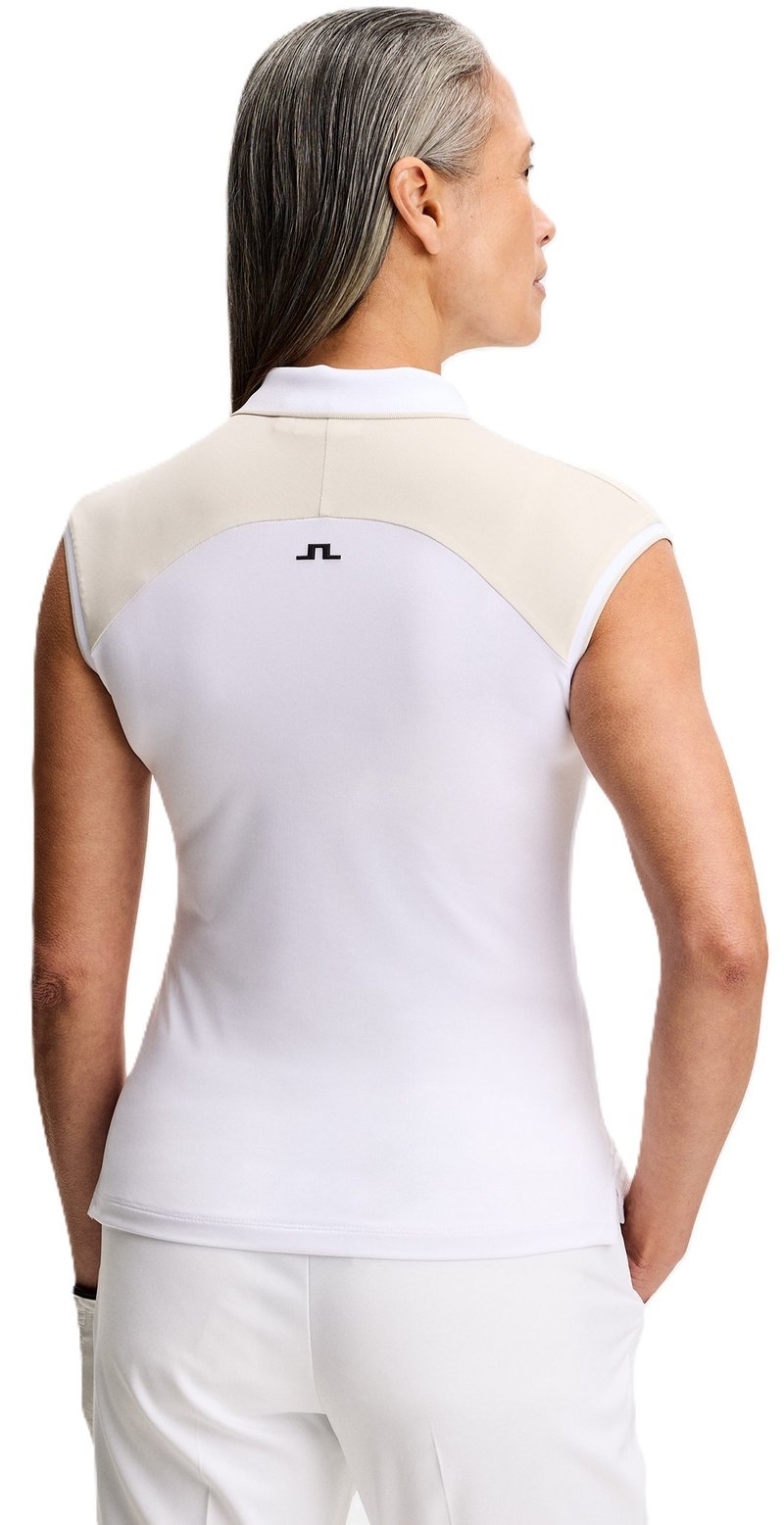 J.Lindeberg Lei women's polo, white