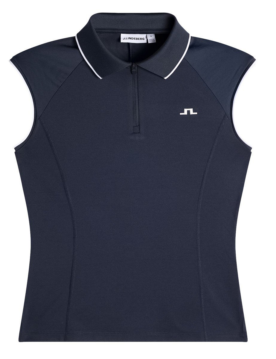 J.Lindeberg Lei ladies polo, JL Navy
