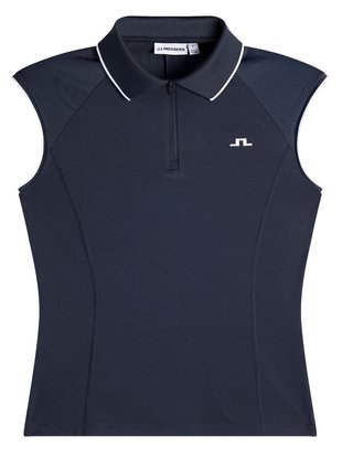 J.Lindeberg Lei ladies polo, JL Navy