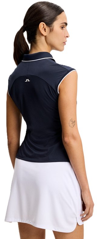 J.Lindeberg Lei ladies polo, JL Navy