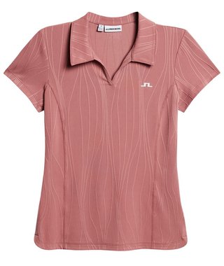 J.Lindeberg Marlie women's polo, withered rose