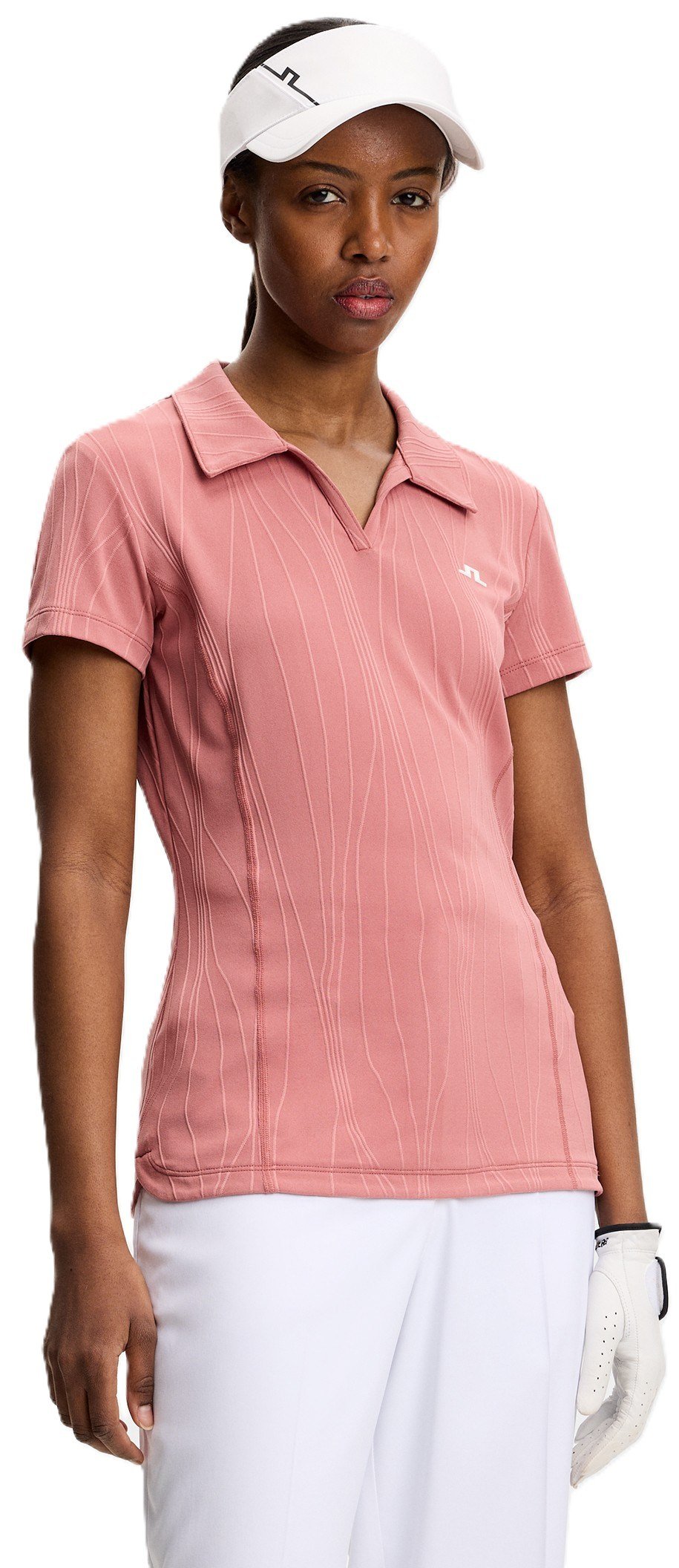 J.Lindeberg Marlie women's polo, withered rose