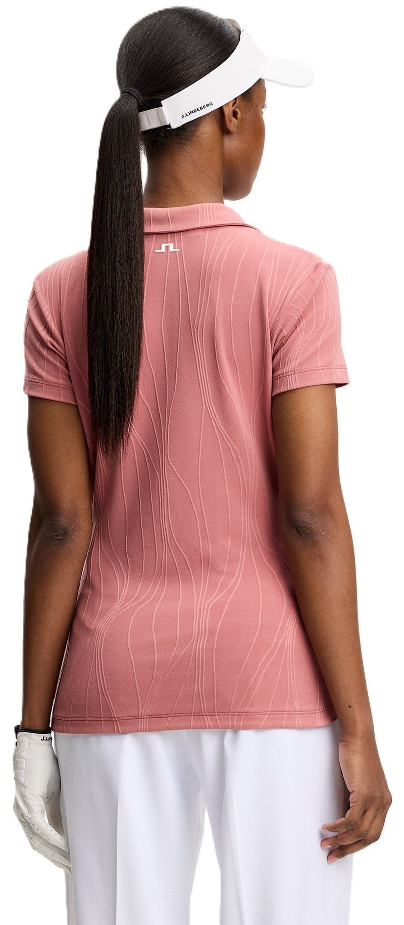 J.Lindeberg Marlie women's polo, withered rose