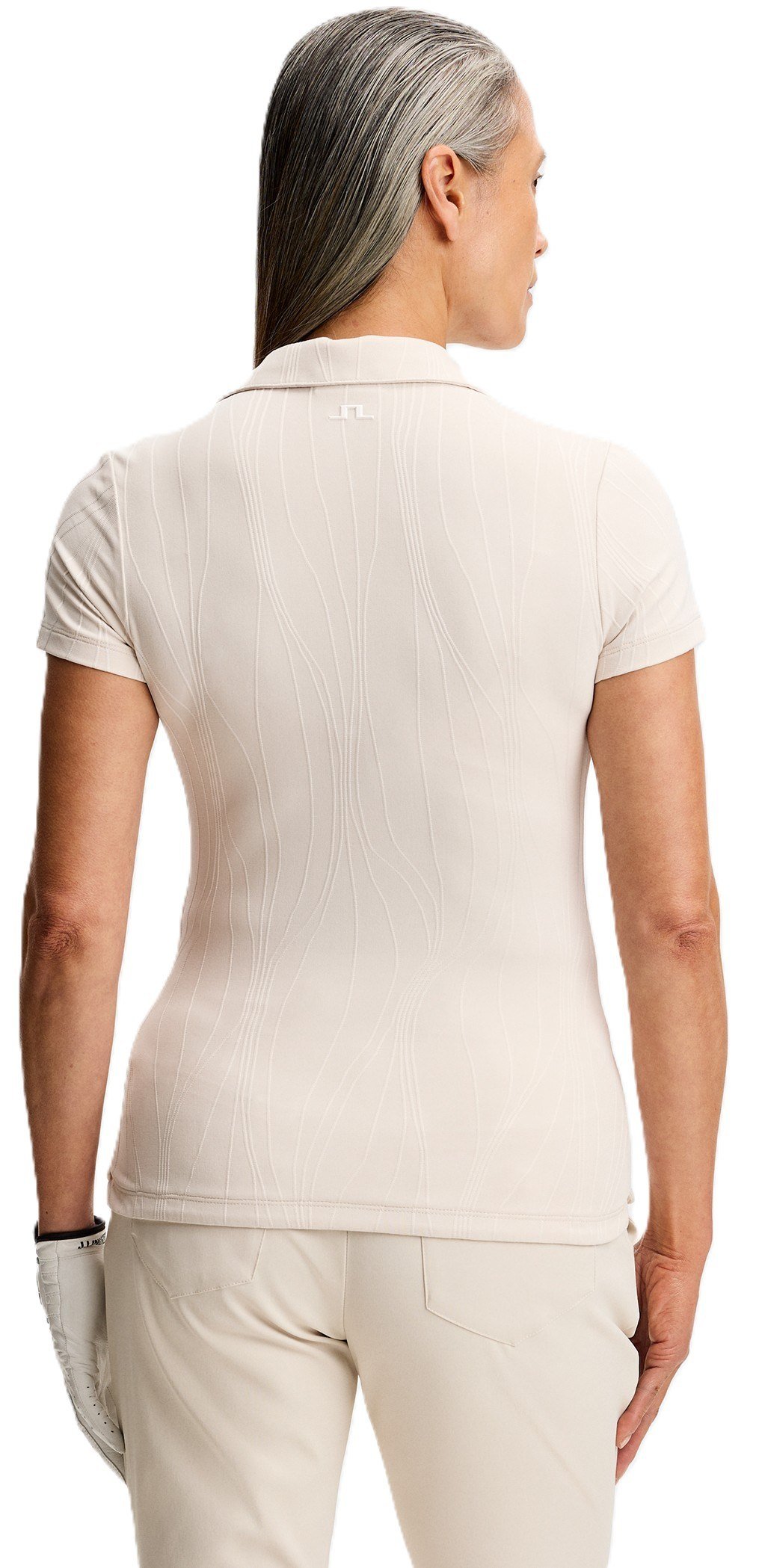 J.Lindeberg Marlie women's polo, moonbeam