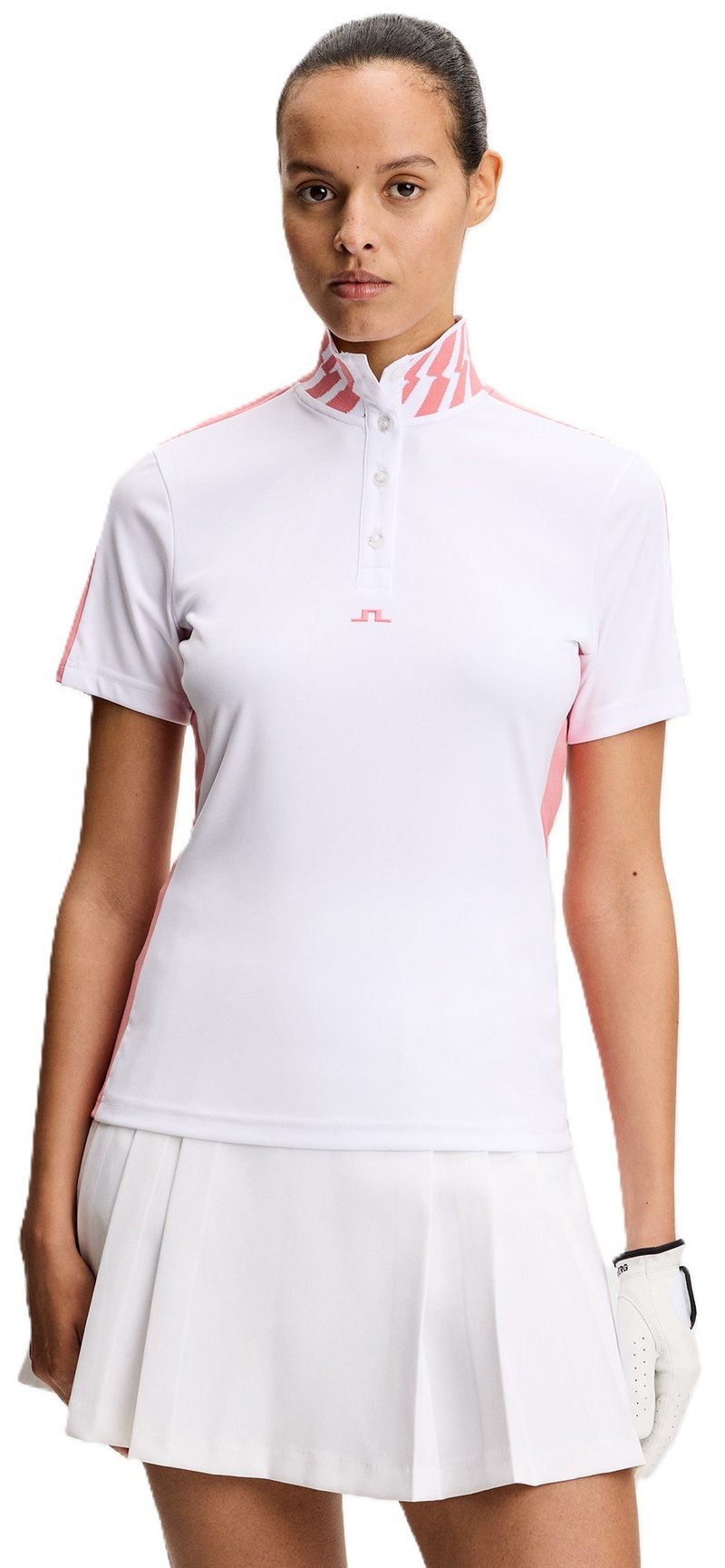 J.Lindeberg Pip women's polo, white