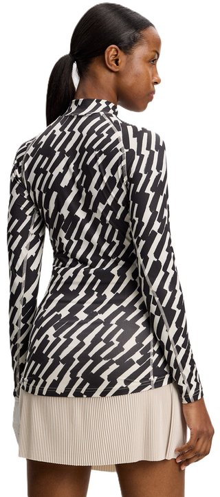 J.Lindeberg Ella Print Compression women's top, oak moonbeam