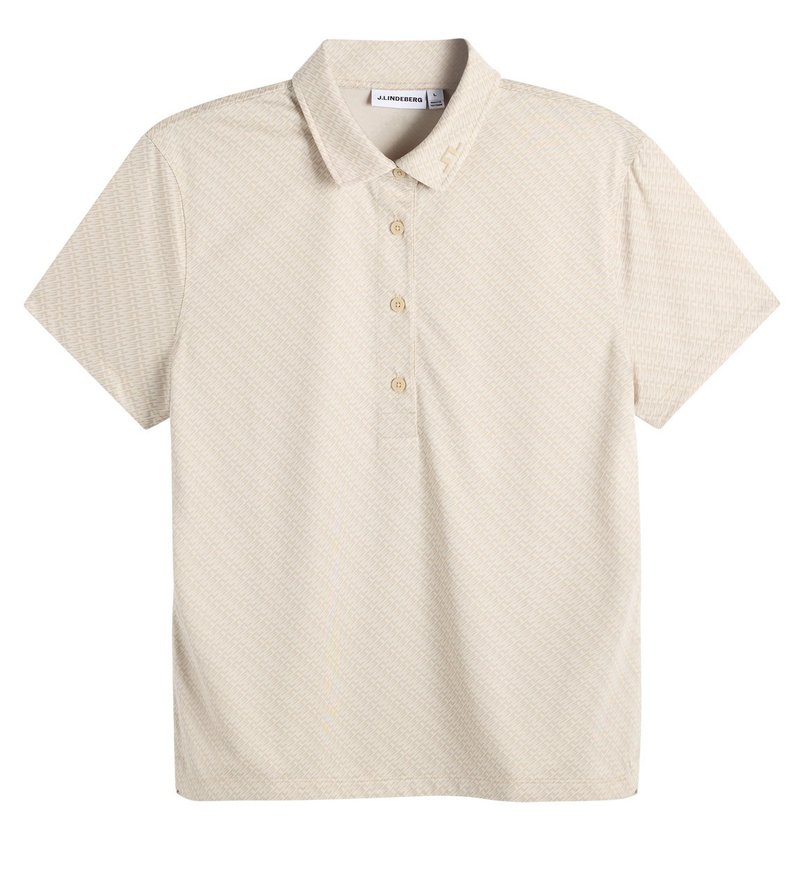 J.Lindeberg Caitlyn women's polo, flight bridge moonbeam