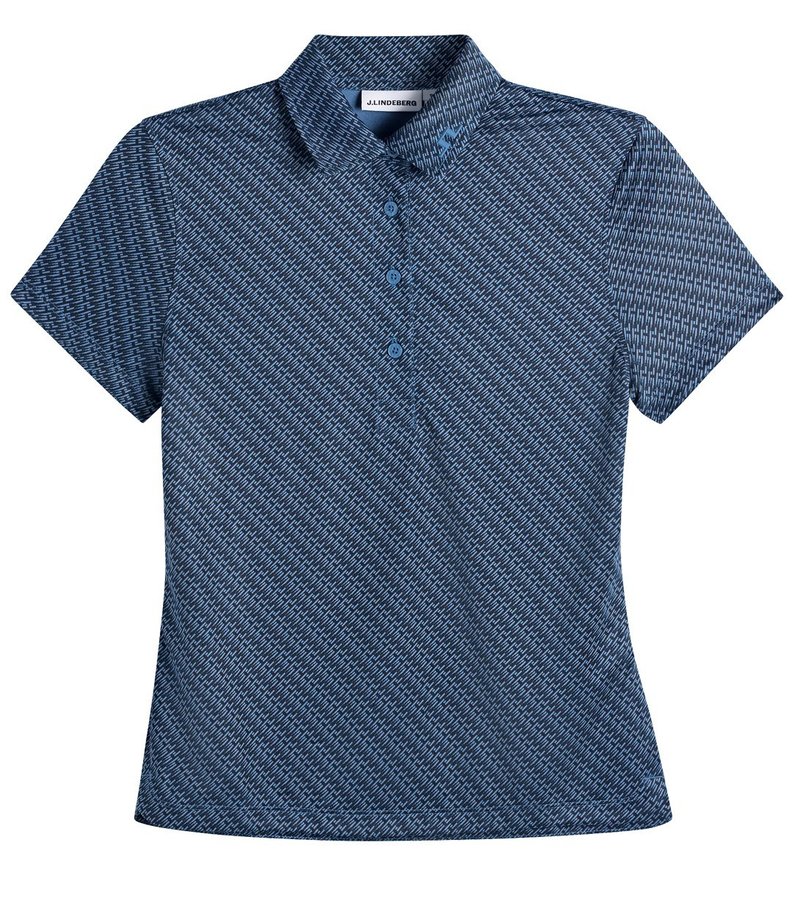 J.Lindeberg Caitlyn women's polo, flight bridge navy