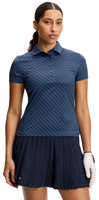 J.Lindeberg Caitlyn women's polo, flight bridge navy