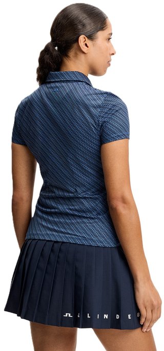 J.Lindeberg Caitlyn women's polo, flight bridge navy