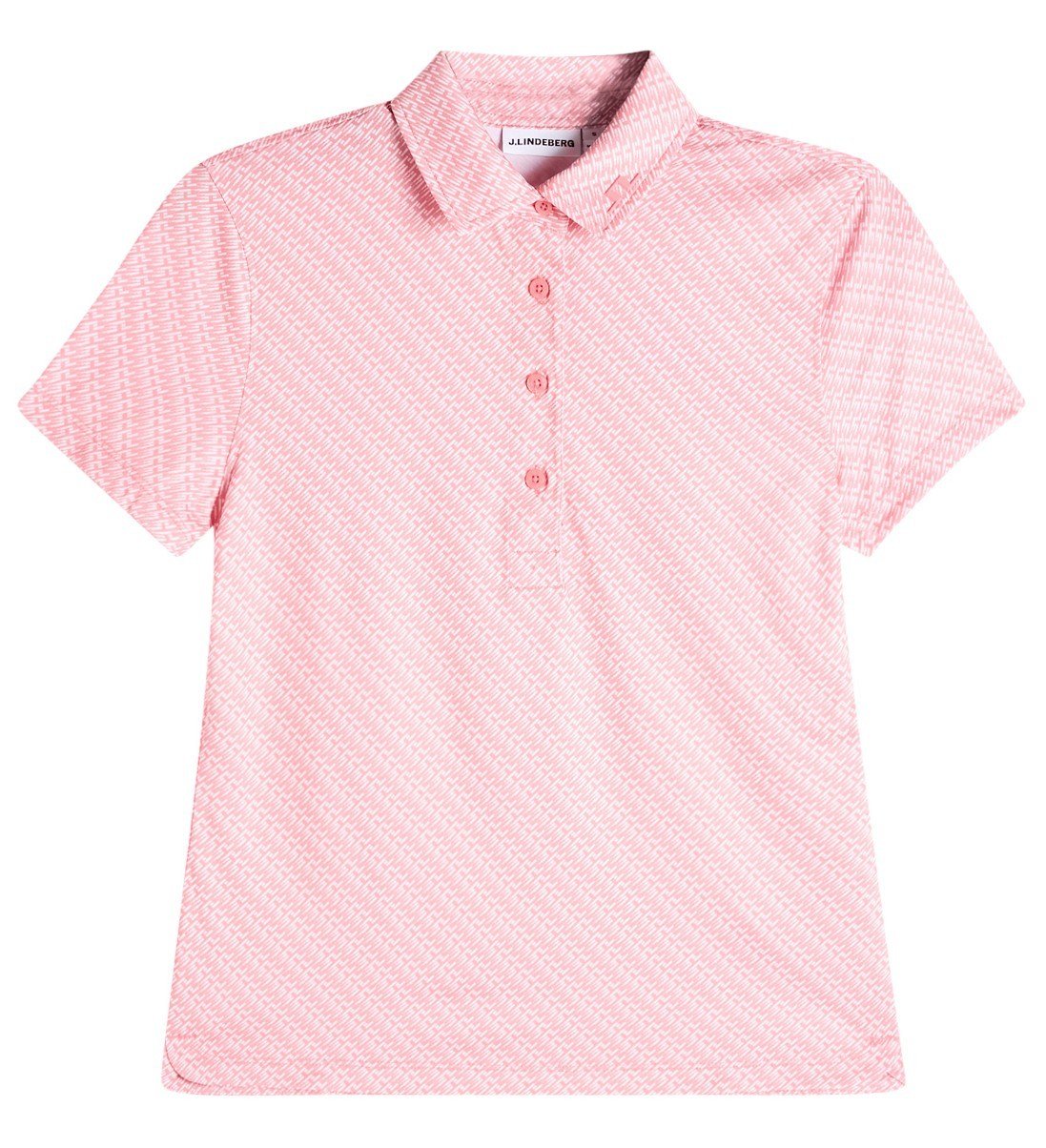 J.Lindeberg Caitlyn women's polo, flight bridge flamingo