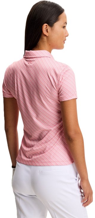 J.Lindeberg Caitlyn women's polo, flight bridge flamingo
