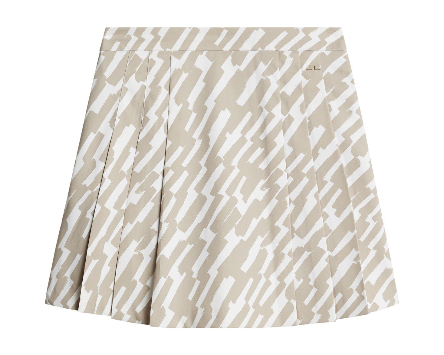 J.Lindeberg Alesia Print women's skort, oak island fossil
