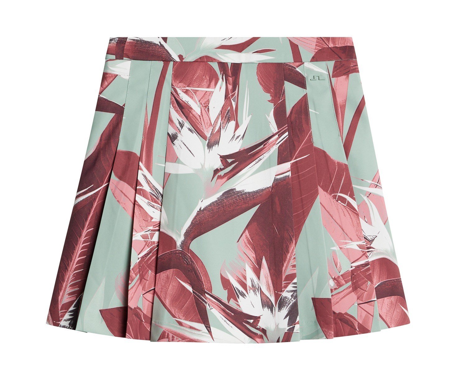J.Lindeberg Alesia Print women's skort, paradise jadeite