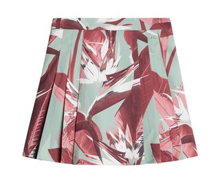 J.Lindeberg Alesia Print women's skort, paradise jadeite