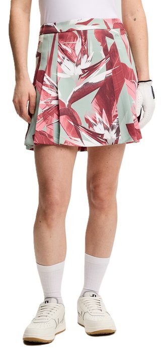 J.Lindeberg Alesia Print women's skort, paradise jadeite